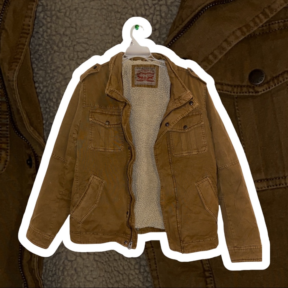 Vintage Levi Sherpa Lined Jacket